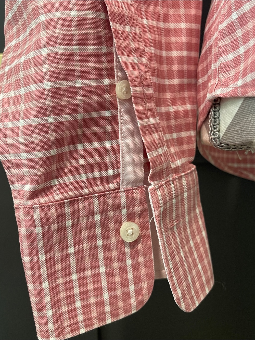 Brooks Brothers Preppy Pink and White Gingham Button Down Shirt Size 10 - Picture 6 of 10
